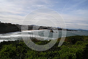 View of Biarritz and Miramar beach photo